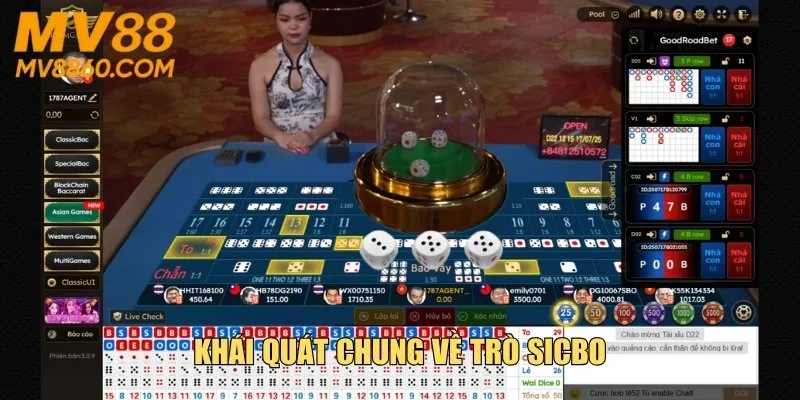 Khái quát chung về trò Sicbo